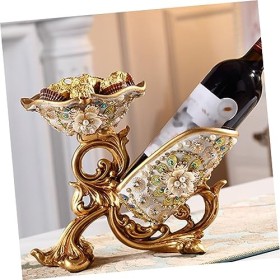 BESTonZON Casier à Vin Porte-Bouteilles De Table Casiers à Vin Anciens Porte- De Vin Simple Cadre Daffichage Présentoir à Vi