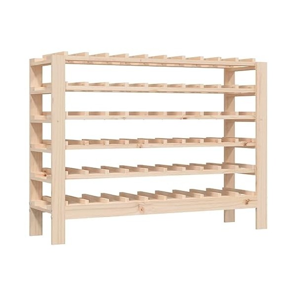 Casier à vin 109,5x30x82 cm Bois de pin massif