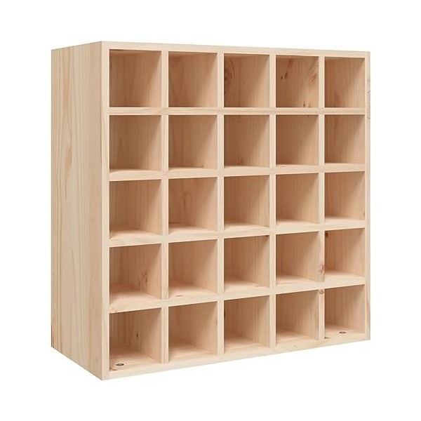 SKM Armoire à vin 56x25x56 cm Bois de pin Massif, Weight:10.9 kg,821537