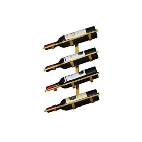 Casier à vin, Cadre en Verre à vin en Verre présentoir Multifonctionnel en métal fixé au Mur, Support de décoration Murale de