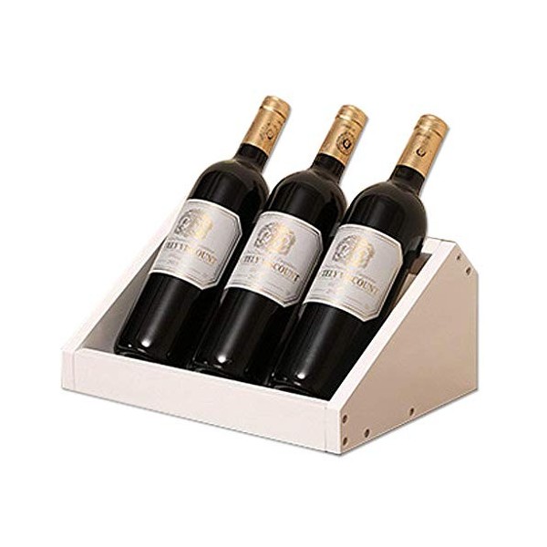 PUCHEN Porte-Bouteille de casier à vin en Bois, Assemblage détagère darmoire de Stockage de vin autoportant requis, pour la