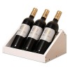 PUCHEN Porte-Bouteille de casier à vin en Bois, Assemblage détagère darmoire de Stockage de vin autoportant requis, pour la