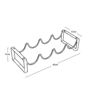 LEVINE Casier à vin Rouge, casier à vin Rouge, casier à vin, casier à vin, présentoir à vin, comptoir de Bar, Bouteille de vi