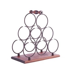 Casier à vin Casier à vin de Table Support à vin pour Le Stockage du vin Casier à vin Moderne en métal Noir - Casier à vin Ca