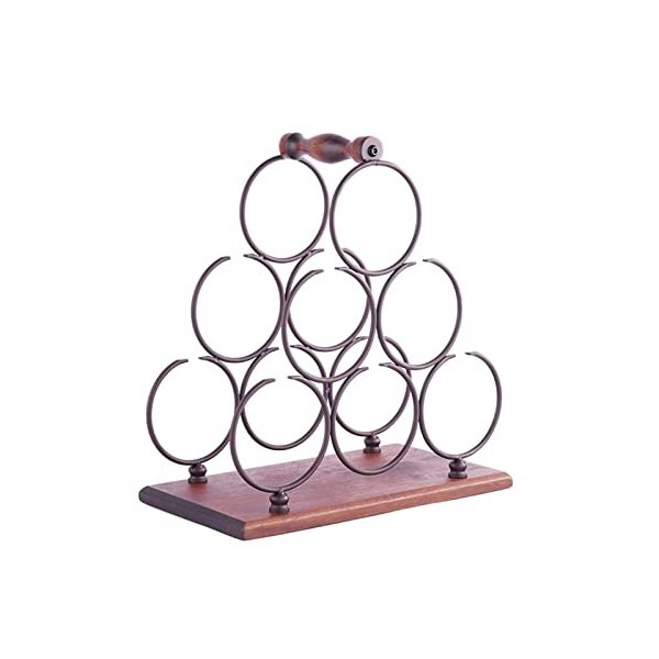 Casier à vin Casier à vin de Table Support à vin pour Le Stockage du vin Casier à vin Moderne en métal Noir - Casier à vin Ca