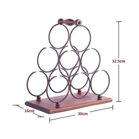 Casier à vin Casier à vin de Table Support à vin pour Le Stockage du vin Casier à vin Moderne en métal Noir - Casier à vin Ca