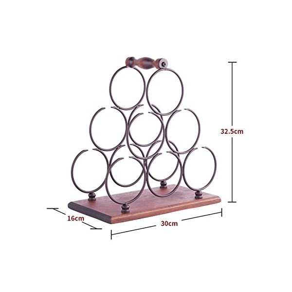 Casier à vin Casier à vin de Table Support à vin pour Le Stockage du vin Casier à vin Moderne en métal Noir - Casier à vin Ca