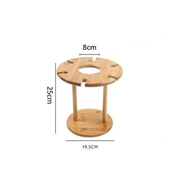 Casier à vin Casier à vin Chinois créatif casier à Verre à vin présentoir à gobelet à vin ménage en Bois à lenvers Suspendu 