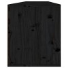 Metrile 80 x 30 x 35 cm - Armoire murale à 2 compartiments - En pin massif - Marron miel - Meuble pour salon, TV, meuble TV, 