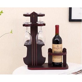 Porte-Bouteilles Casier à vin en Bois créatif casier à Verres à vin casier à gobelets casier à Verres à vin à lenvers casier