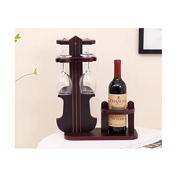 Porte-Bouteilles Casier à vin en Bois créatif casier à Verres à vin casier à gobelets casier à Verres à vin à lenvers casier