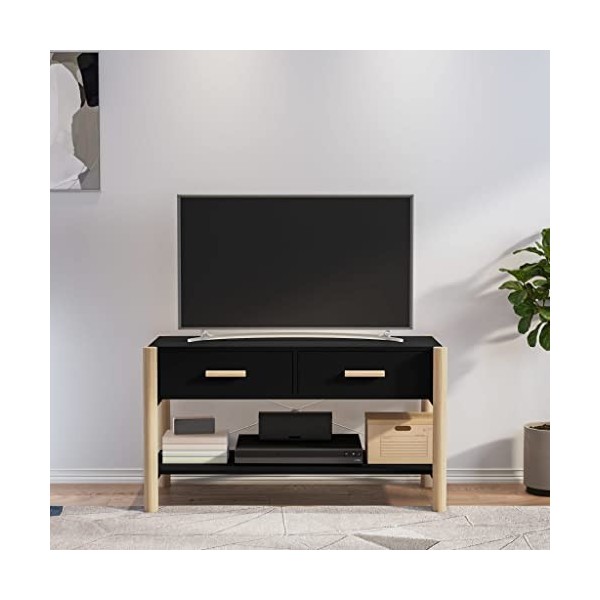 Générique Meuble TV Noir 82x38x45 cm Bois dingénierie,13.9 KG,345661, Meubles, Meubles TV