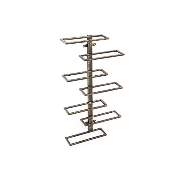 ELEdvb Casier à vin, casier à vin Mural rétro américain Contient 5/7/9 Bouteilles Taille : 38 * 69 * 10 cm 