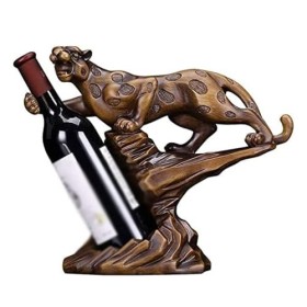MObyat Casier à vin Casier à vin créatif en Forme de léopard, casier à Bouteilles Artisanal, casier à Champagne, Ornements d