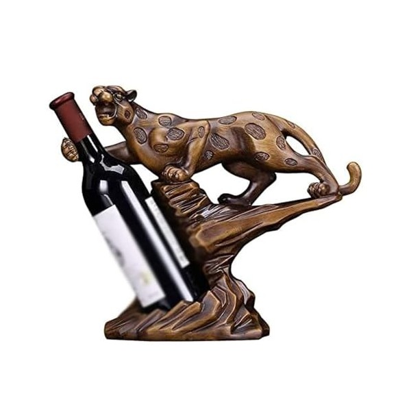 MObyat Casier à vin Casier à vin créatif en Forme de léopard, casier à Bouteilles Artisanal, casier à Champagne, Ornements d