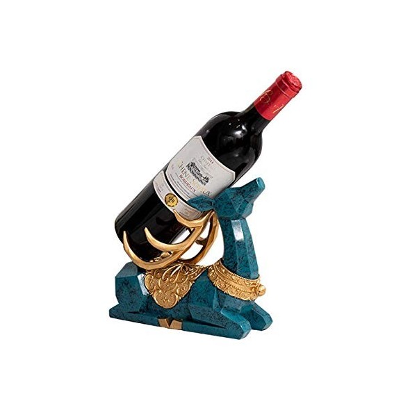 SHERAF Casier à vin sur Pied créatif en Forme délan, décoration de Salon, Meuble TV, Armoire à vin, Rangement en liège, entr