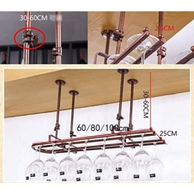 ANSNOW Porte-Bouteille Étagère À Vin Casier À Vin Casier À Verres Casier À Vin Suspendu Casier À Gobelet Casier À Verre À Vin