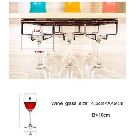 SCIAZA Casier à vin suspendu en fer style bambou porte-gobelet bars salons hôtels restaurants décoration étagère de rangement