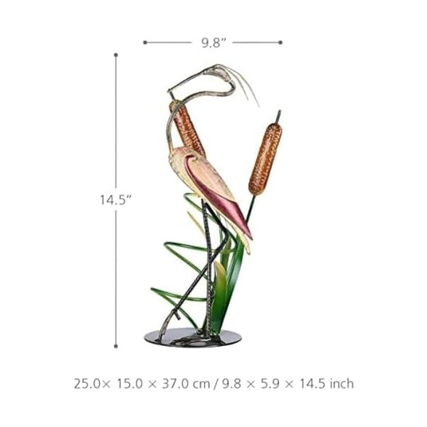 Support De Bouteille De Vin Grue Sauvage Casier À Vin Support De Casier À Vin Décoratif Fer Matériel Magasin Support Maison B