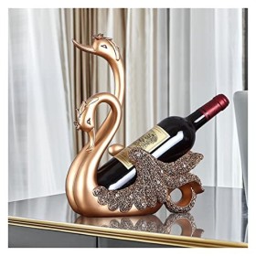 Casier à vin en Forme de Cygne, présentoir décoratif pour Bouteille de vin, pour la décoration de la Maison, du Bar ou du com