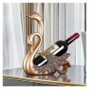 Casier à vin en Forme de Cygne, présentoir décoratif pour Bouteille de vin, pour la décoration de la Maison, du Bar ou du com
