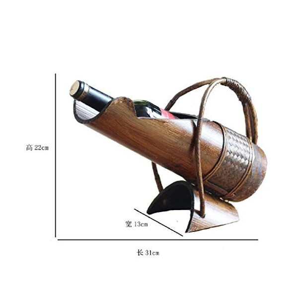 CULPRT Décoration de Casier À Vin en Bois Massif Décoration Créative Affichage des Cadeaux DÉtagère de Salon de Ménage, Déco