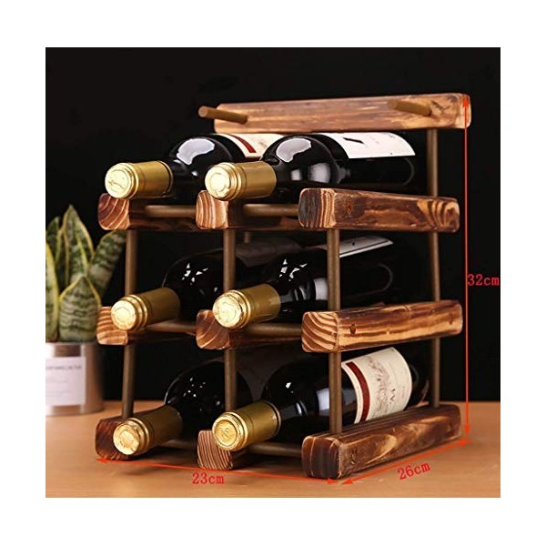 Casier À Vin Accueil Support Rouge Support De Verre À Vin Restaurant Bar S, Décoration En Bois Massif Armoire À Vin Maison Ca