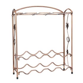 SARUEL Casier à vin en fer, support à gobelets, support européen à lenvers pour verres à Champagne, pour la cuisine, la mais