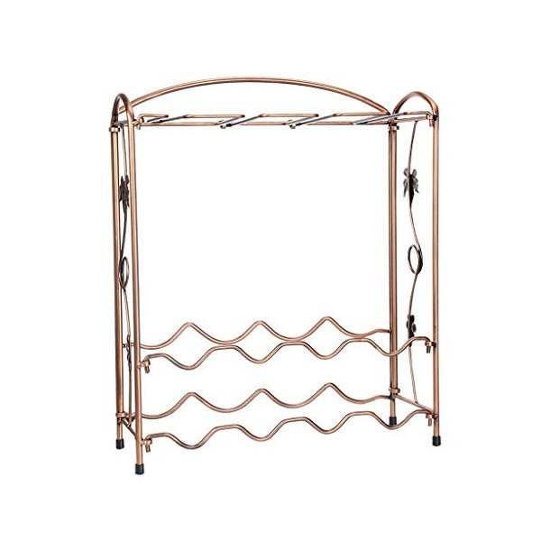 SARUEL Casier à vin en fer, support à gobelets, support européen à lenvers pour verres à Champagne, pour la cuisine, la mais