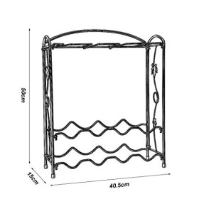 SARUEL Casier à vin en fer, support à gobelets, support européen à lenvers pour verres à Champagne, pour la cuisine, la mais