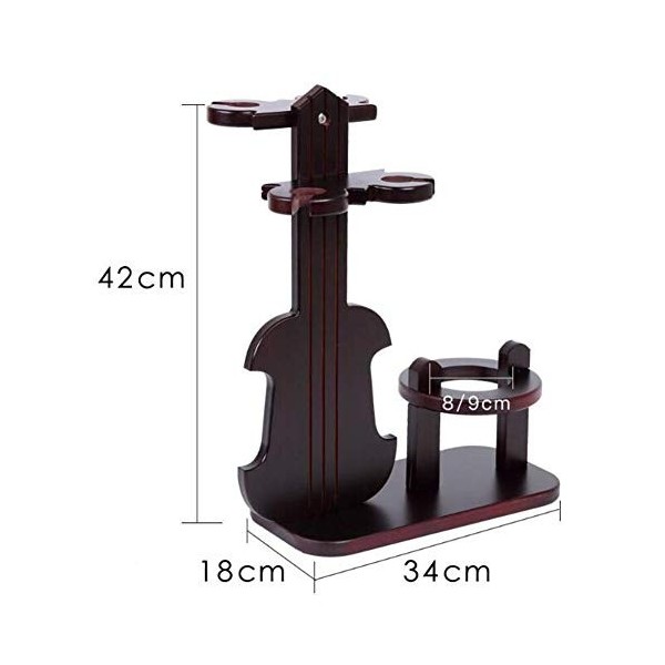 JacCos Casier à vin, casier à Verres à vin, étagère de Stockage de vin sur Pied et sur comptoir pouvant contenir 1 Bouteille 