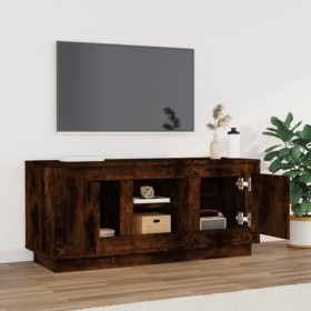 Générique Meuble TV chêne fumé 102x35x45 cm Bois dingénierie,21.3 KG,819865, Meubles, Meubles TV