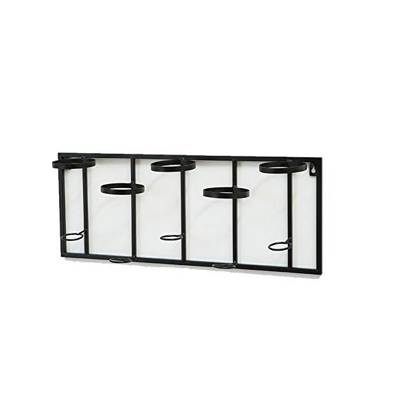 ANSNOW Casier À Vin en Fer Forgé, Présentoir de Décoration Murale À La Maison, Casier À Vin 59X23Cm /Un