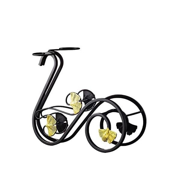 DADHI Casier à Bouteilles de vin en Fer forgé Cygne étagère à vin Porte-gobelet casier à vin créatif casier à vin décoration 