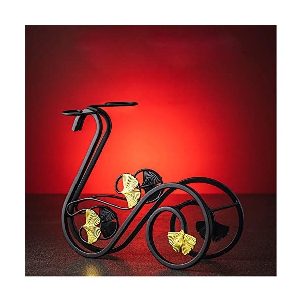 DADHI Casier à Bouteilles de vin en Fer forgé Cygne étagère à vin Porte-gobelet casier à vin créatif casier à vin décoration 