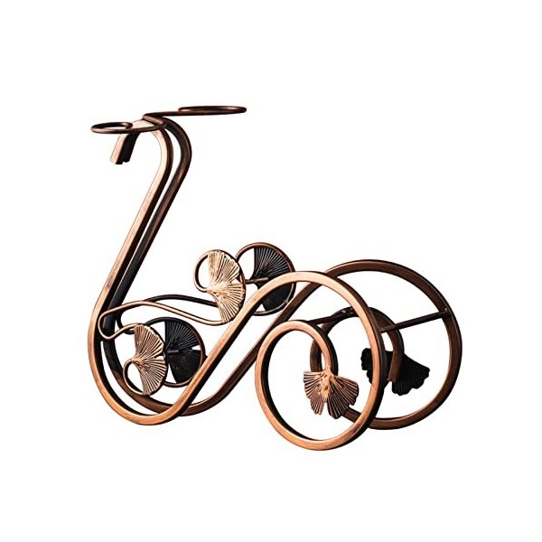 DADHI Casier à Bouteilles de vin en Fer forgé Cygne étagère à vin Porte-gobelet casier à vin créatif casier à vin décoration 