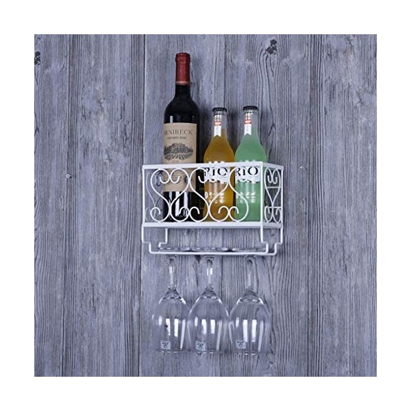 SCIAZA Casier À Vin Porte-Bouteille De Vin Européen Décoration Bar Tenture Murale Porte-Verre À Vin Décoration Murale Cadre D