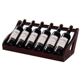 DESONIX Casier à vin en Bois Armoire de Rangement autoportante casier à vin Support de Rangement créatif Support de Bouteille