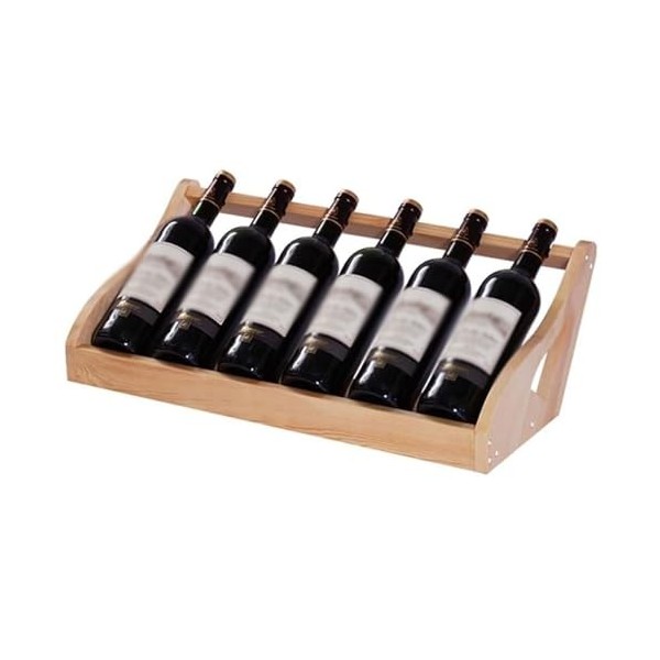 DESONIX Casier à vin en Bois Armoire de Rangement autoportante casier à vin Support de Rangement créatif Support de Bouteille