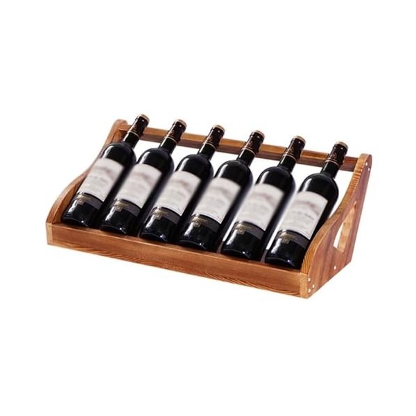 Casier à vin en Bois Porte-Bouteille de vin étagère de Stockage de vin présentoir à vin casier à vin autoportant Stockage de 