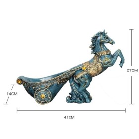 EINES Casier à vin de comptoir Casier à vin casier à Bouteilles Statue décoration Maison Salon décoration résine Artisanat Ca