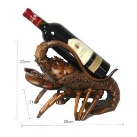 EINES Casier à vin de comptoir Casier à Bouteilles de vin Porte-Bouteille de vin Support de Bouteille de vin de Bureau Access