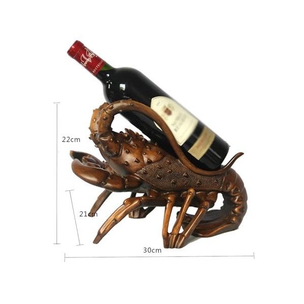 EINES Casier à vin de comptoir Casier à Bouteilles de vin Porte-Bouteille de vin Support de Bouteille de vin de Bureau Access