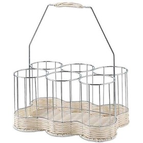 SCIAZA Casier à vin portatif dacier Inoxydable/casier à Verre à vin Ornements décorations/Cadeau pour Le Stockage de Salon d