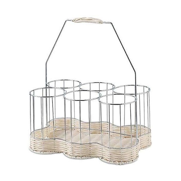 SCIAZA Casier à vin portatif dacier Inoxydable/casier à Verre à vin Ornements décorations/Cadeau pour Le Stockage de Salon d