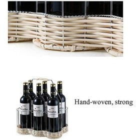 SCIAZA Casier à vin portatif dacier Inoxydable/casier à Verre à vin Ornements décorations/Cadeau pour Le Stockage de Salon d