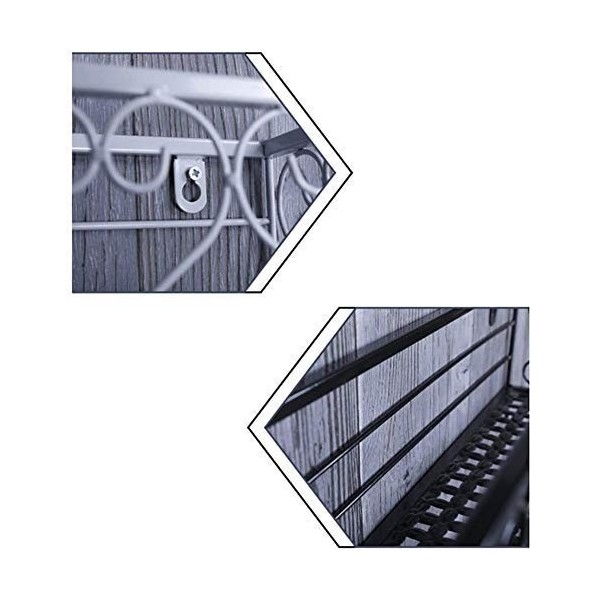 SCIAZA Casier À Vin Porte-Bouteille De Vin Européen Décoration Bar Tenture Murale Porte-Verre À Vin Décoration Murale Cadre D