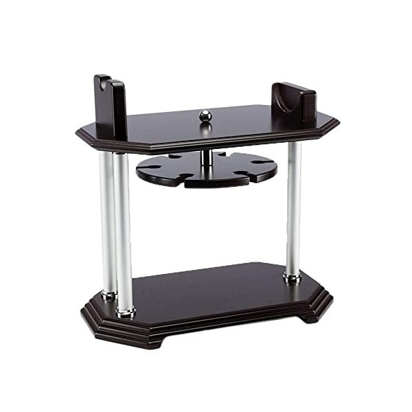 JacCos Casier à vin, casier à vin Rotatif, casier à vin en Bois casier à Bouteilles de vin créatif casier à Verre Haut Orneme