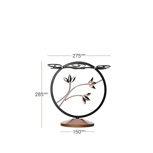 WaLdor Casier à vin Support de Verre à vin créatif casier à vin Style européen gobelet Domestique Support de Verre à vin en F