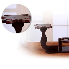 Casier à vin sur pied Casier à vin en bois massif Décoration de style européen Décoration de casier à vin en bois Convient au